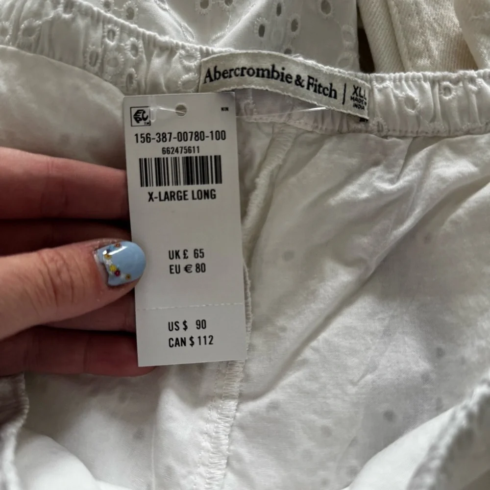 Abercrombie & Fitch Eyelet Pull-On Pant size XL tall new with tags - Picture 6 of 13